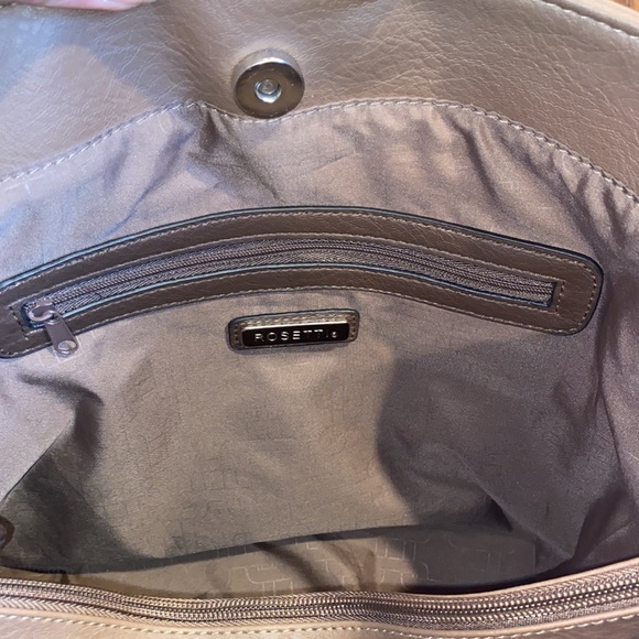 Rosetti Brown/Taupe/Black Tassel Shoulder Purse - Picture 9 of 16